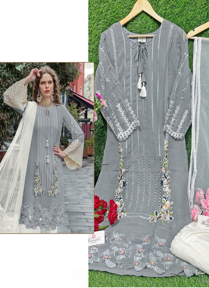 Ramsha R 1055 Nx Readymade Designer Pakistani Suit
